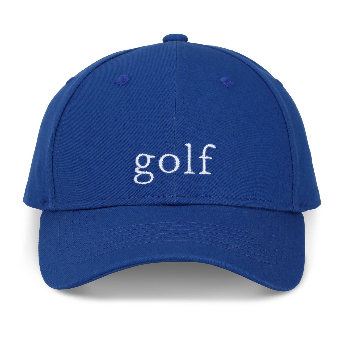 East/18 Men's Montauk Embroidered Golf Hat, Blue/White, Adjustable