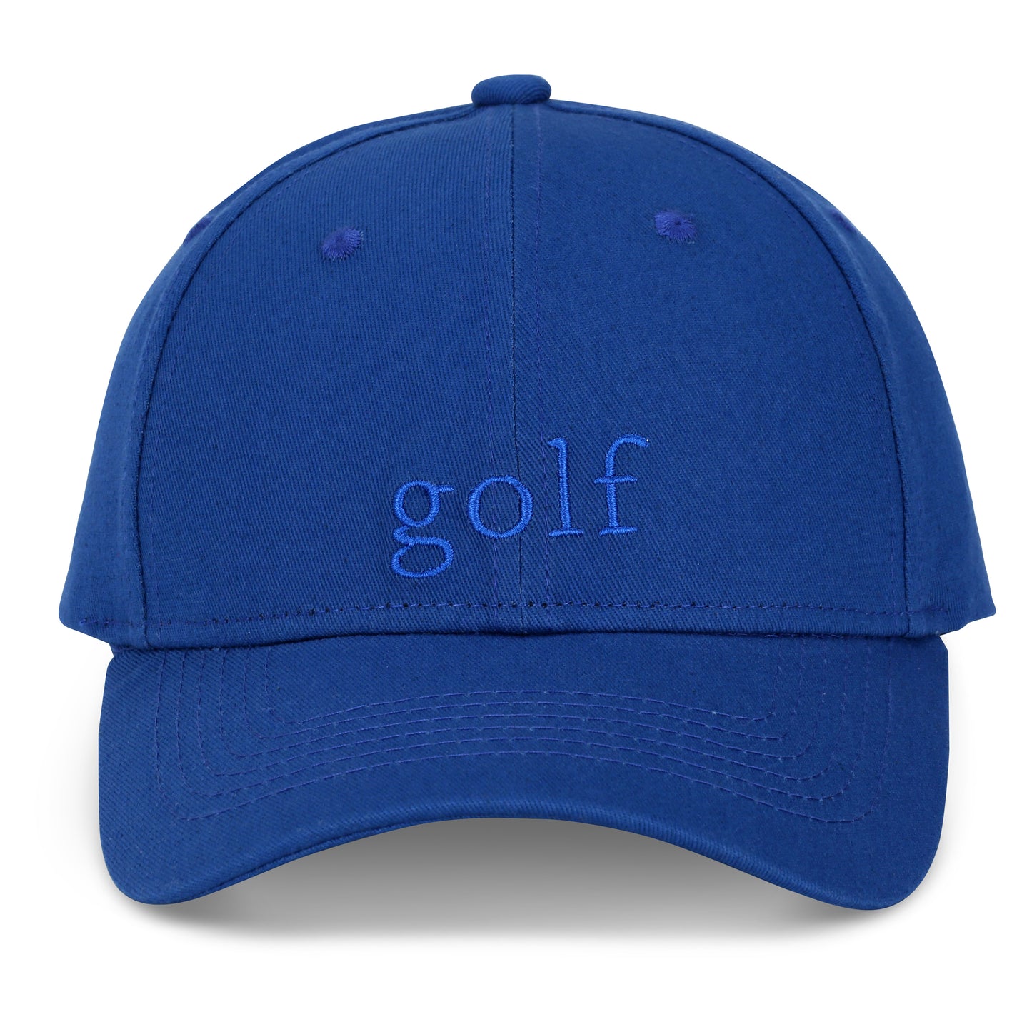 East/18 Men's Montauk Embroidered Golf Hat, Blue/Blue, Adjustable