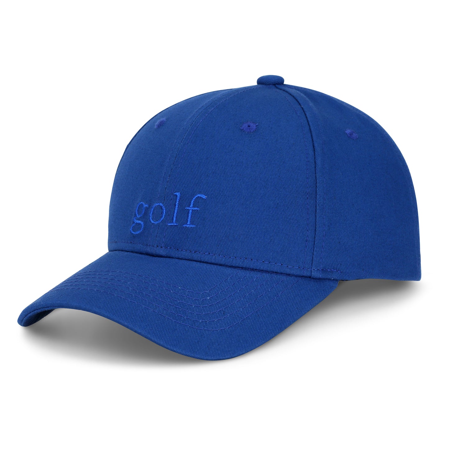 East/18 Men's Montauk Embroidered Golf Hat, Blue/Blue, Adjustable