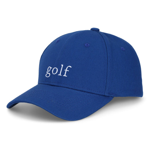 East/18 Men's Montauk Embroidered Golf Hat, Blue/White, Adjustable