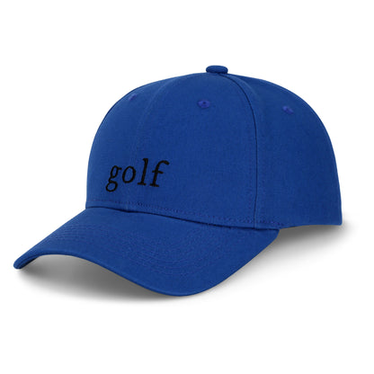 East/18 Men's Montauk Embroidered Golf Hat, Blue/Black, Adjustable