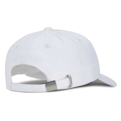 East/18 Men's Montauk Embroidered Golf Hat, White/White, Adjustable