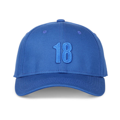 East/18 Men's Montauk "18" Embroidered Golf Hat, Blue/Blue, Adjustable