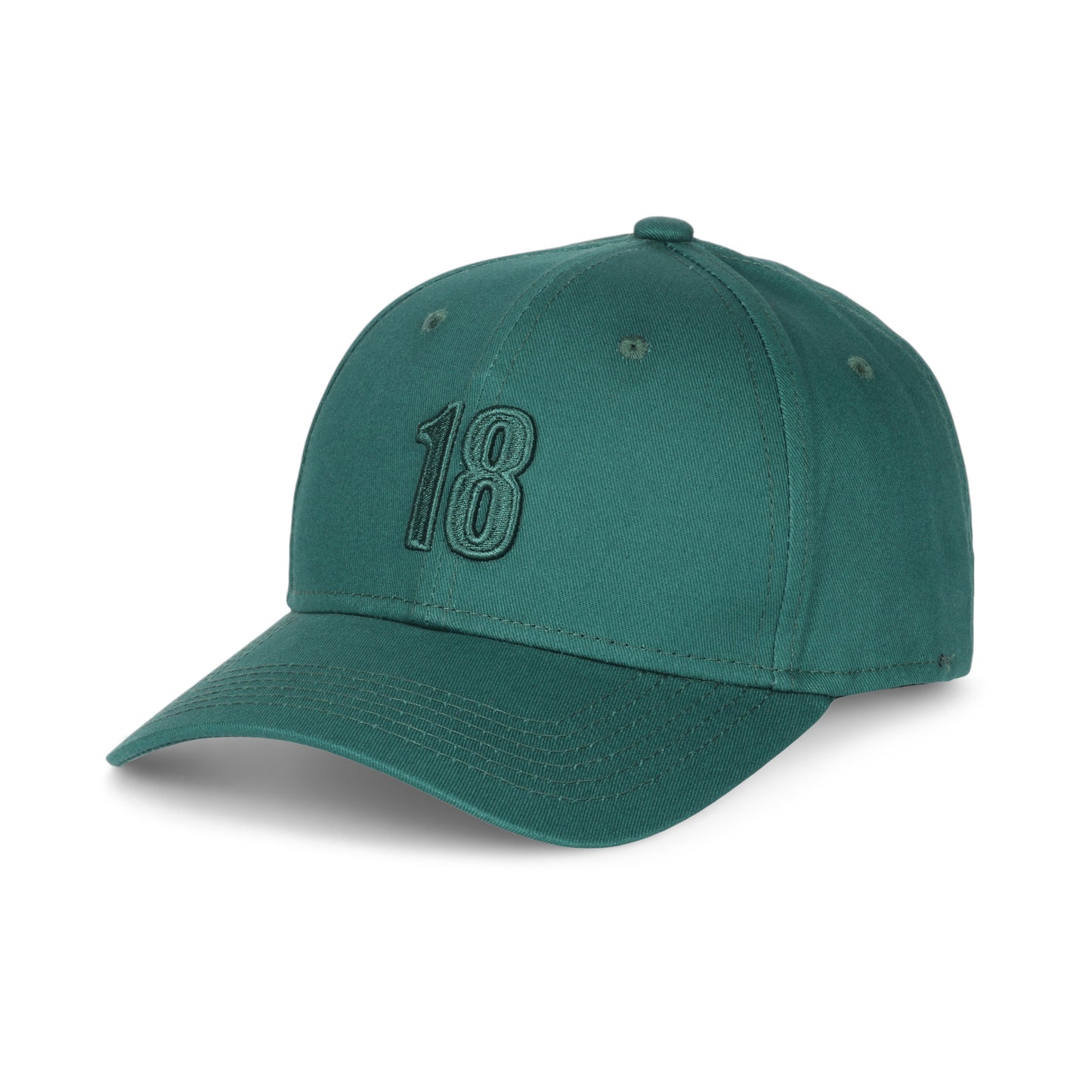 East/18 Men's Montauk "18" Embroidered Golf Hat, Green/Green, Adjustable