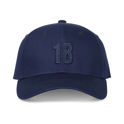East/18 Men's Montauk "18" Embroidered Golf Hat, Navy/Navy, Adjustable