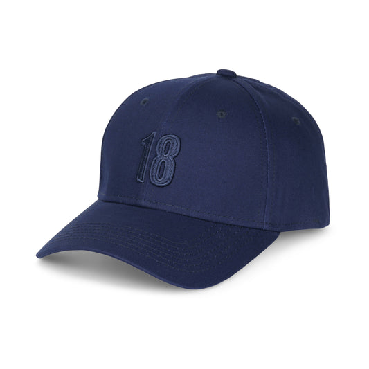East/18 Men's Montauk "18" Embroidered Golf Hat, Navy/Navy, Adjustable