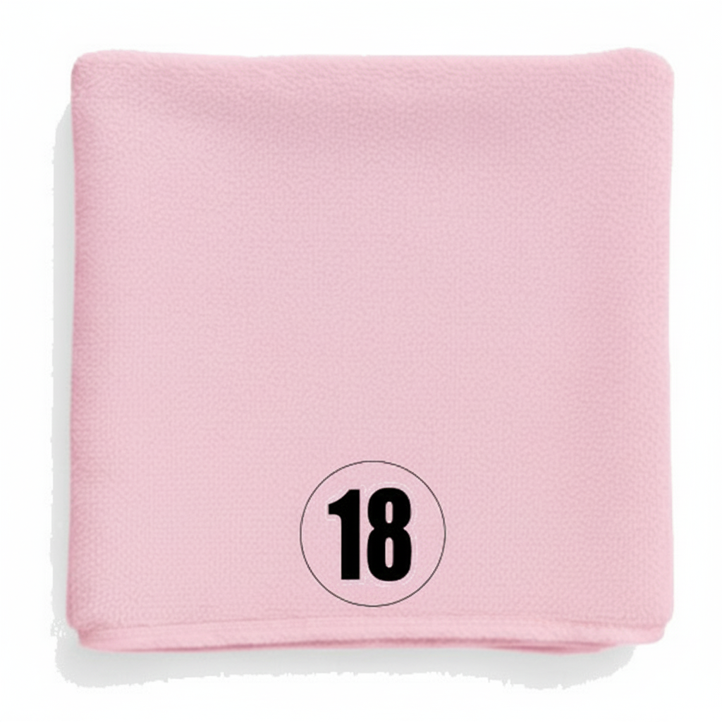 East/18 Long Terry Tri-Fold Logo Golf Towel