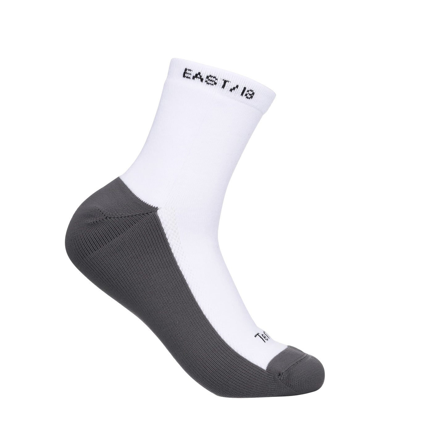 East/18 Men’s Golf High-Show Tempo Tall-Cut Socks, O/S, White, 4 Pack