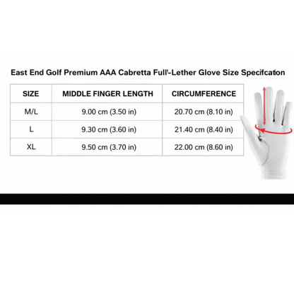 Men's Premium Leather Golf Glove