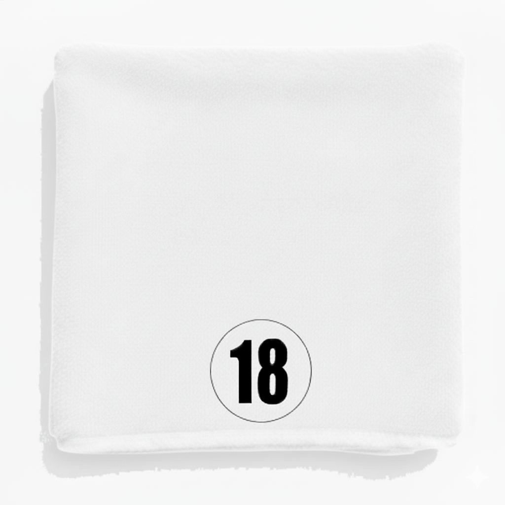 East/18 Long Terry Tri-Fold Logo Golf Towel