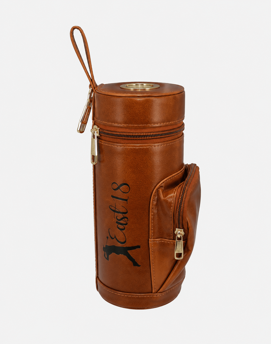 East18 Cedar Lined Leather Travel Cigar Humidor - East/18
