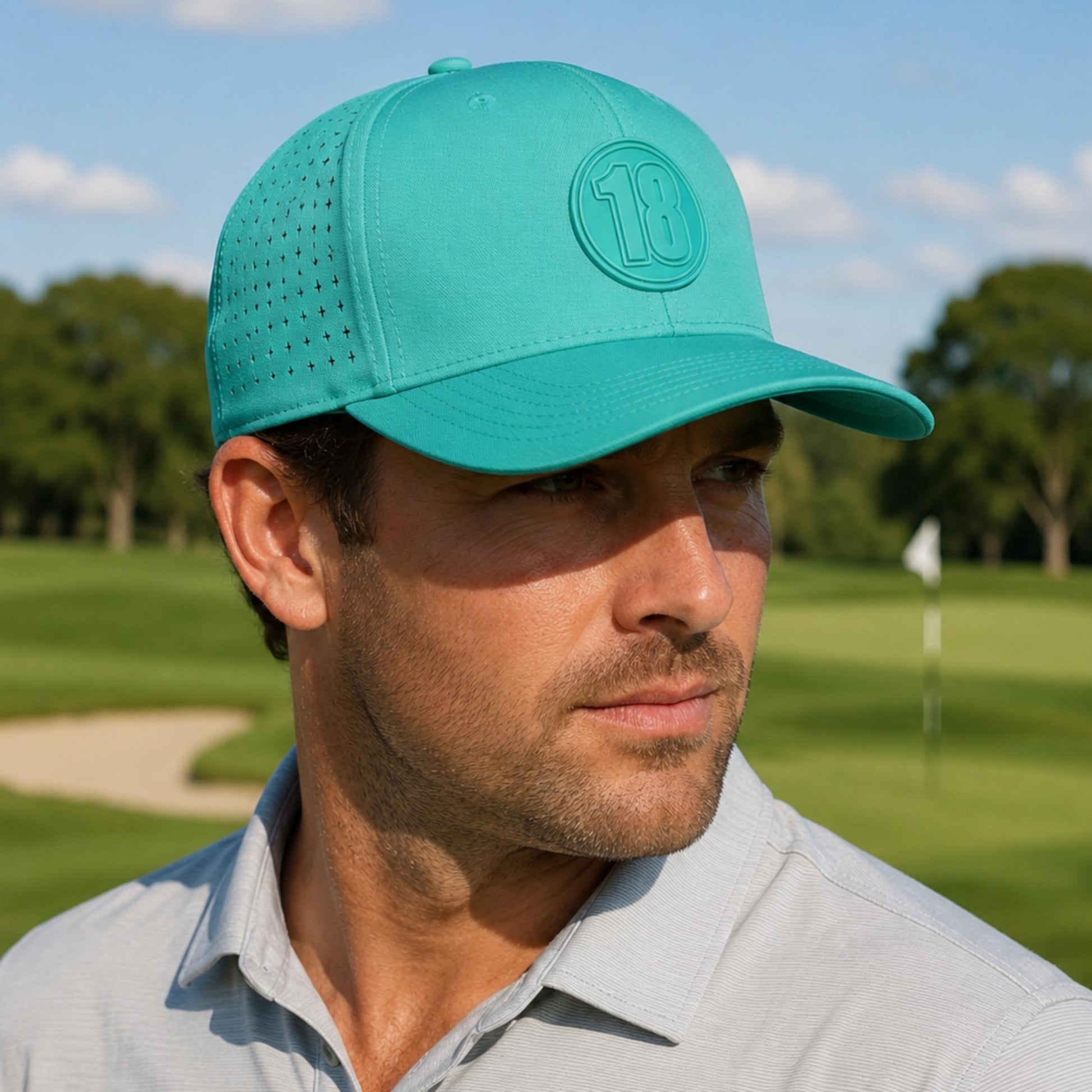 East18 Men's Hampton Collection Snapback Golf Hat - East/18hat