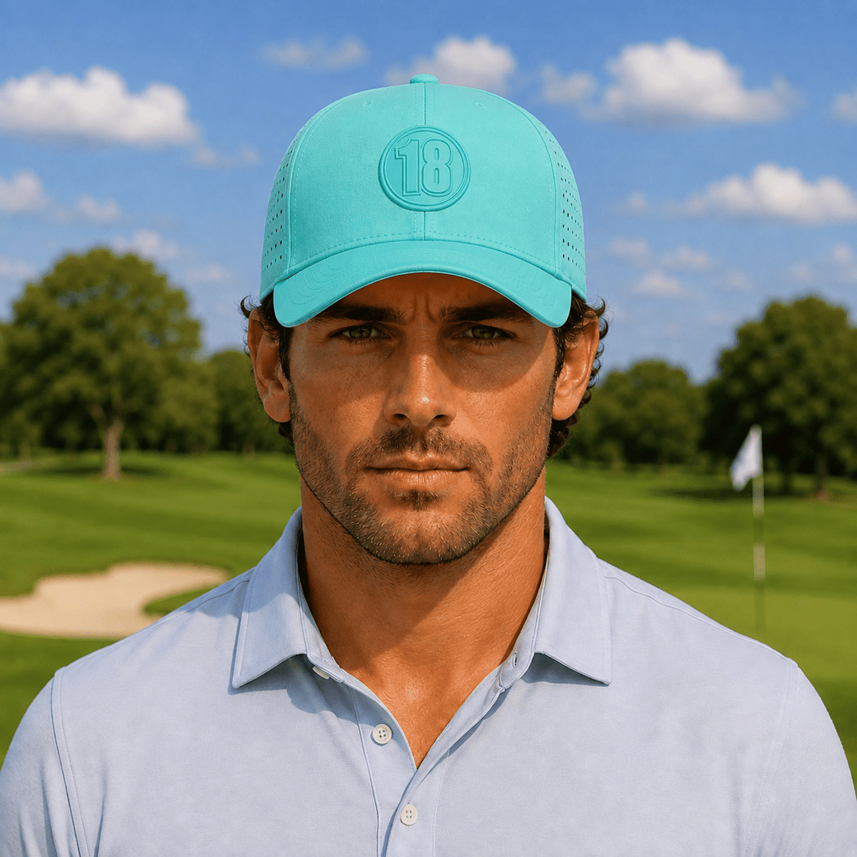 East18 Men's Hampton Collection Snapback Golf Hat - East/18hat