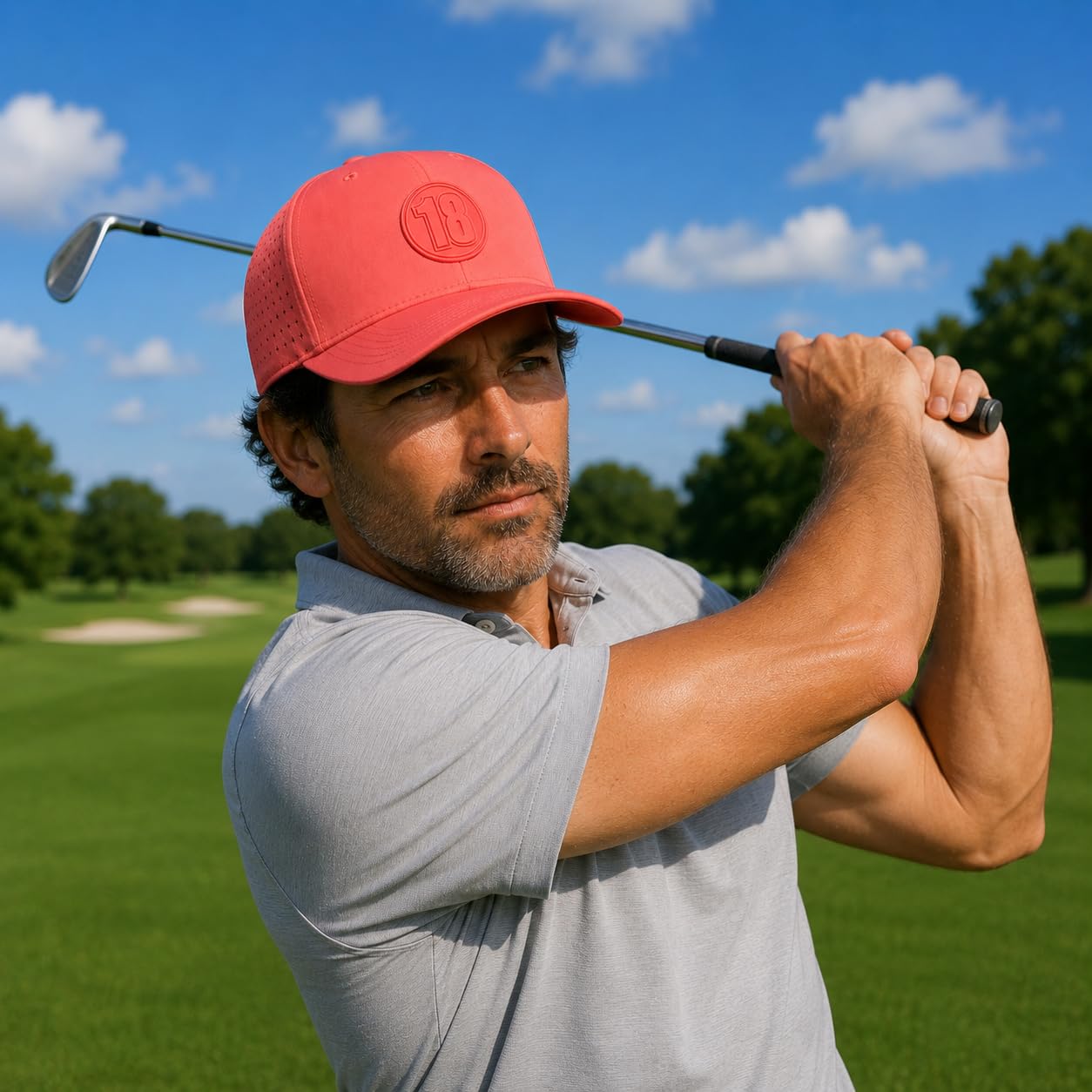 East18 Men's Hampton Collection Snapback Golf Hat - East/18hat