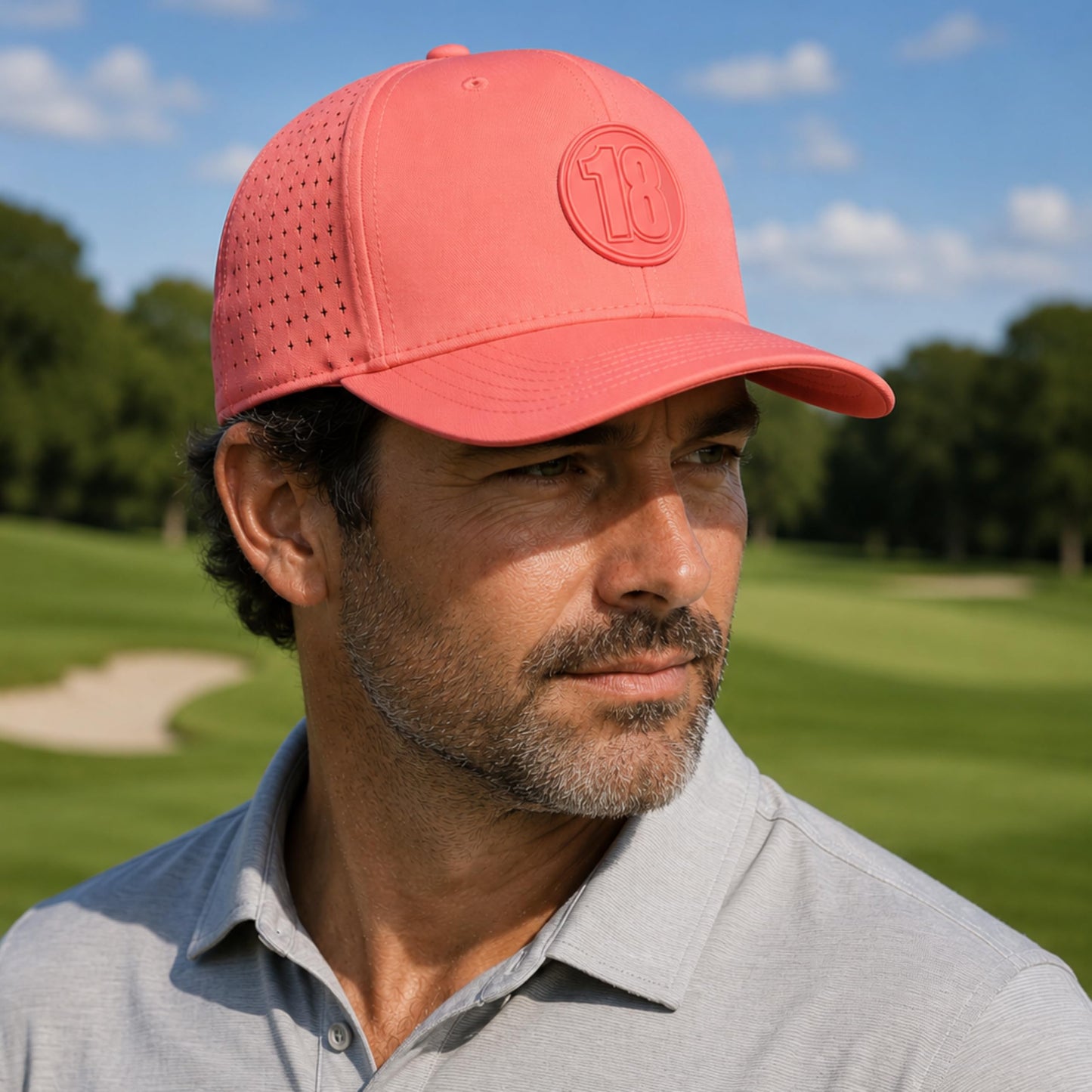 East18 Men's Hampton Collection Snapback Golf Hat - East/18hat