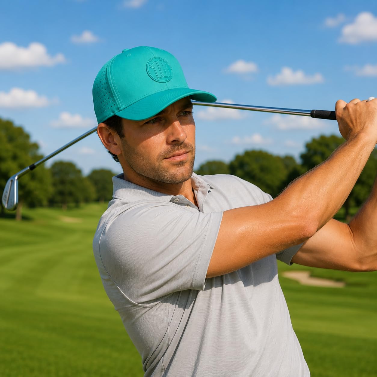 East18 Men's Hampton Collection Snapback Golf Hat - East/18hat