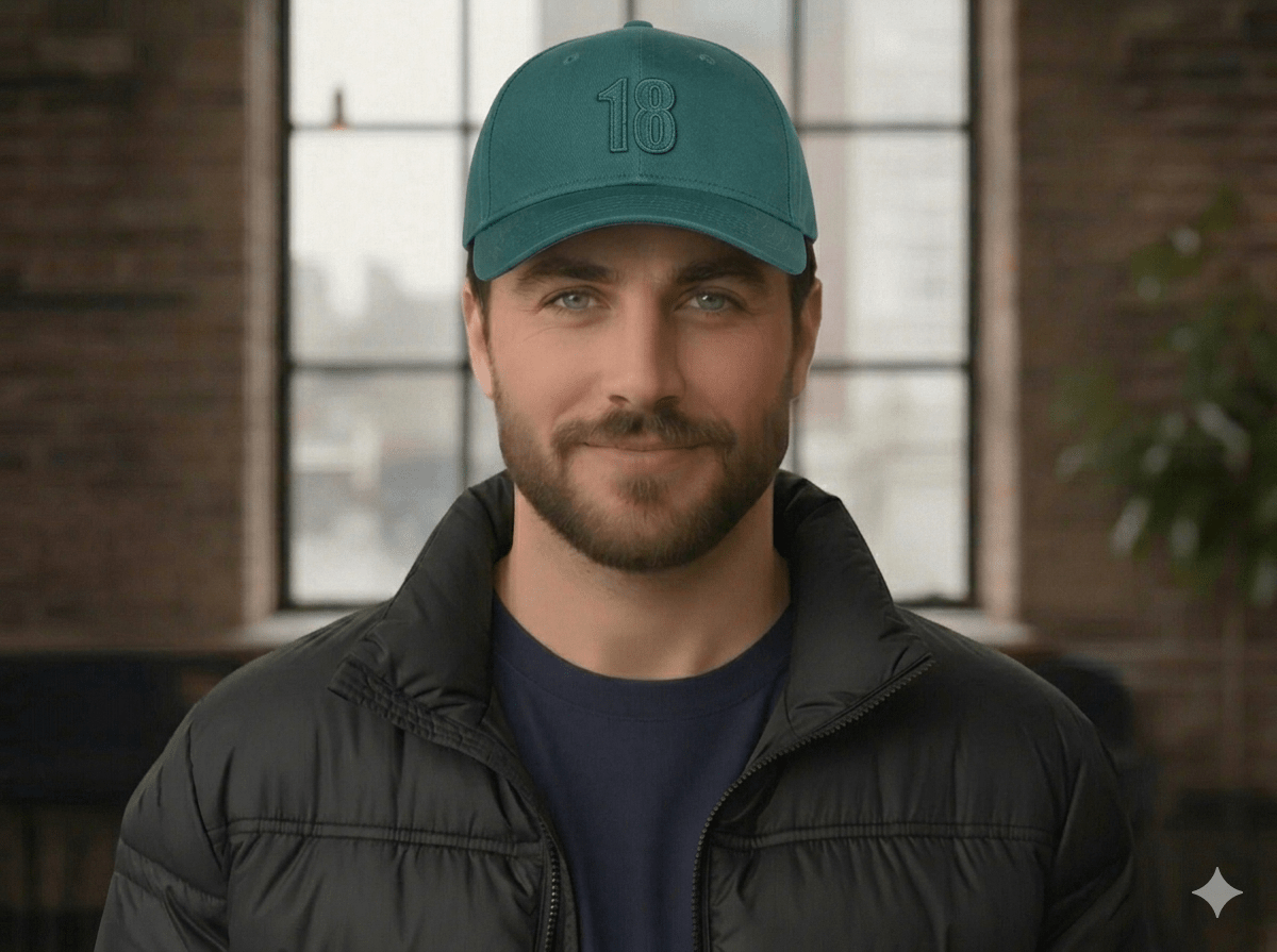 East/18 Men's Montauk "18" Embroidered Golf Hat - East/18