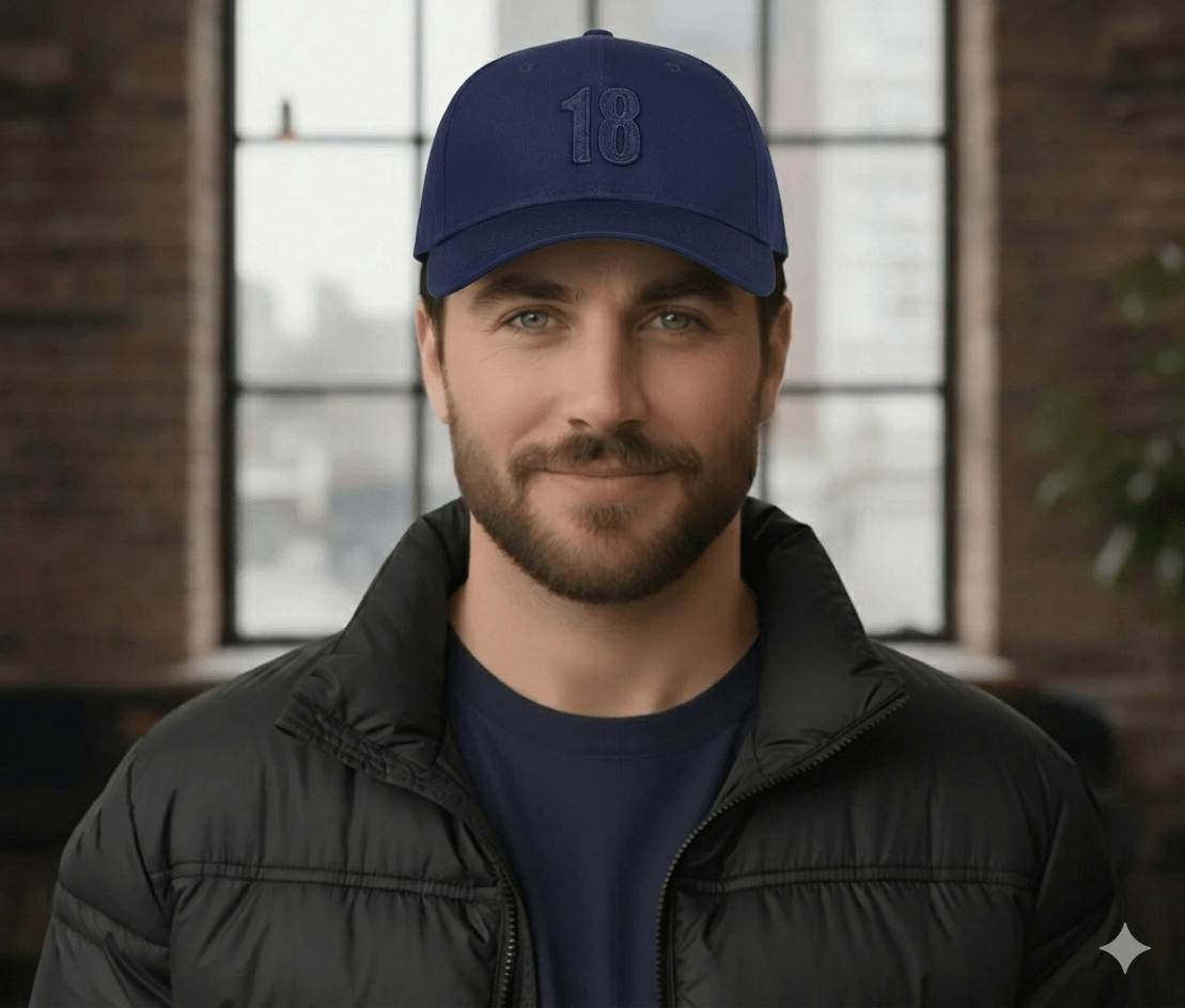 East/18 Men's Montauk "18" Embroidered Golf Hat - East/18