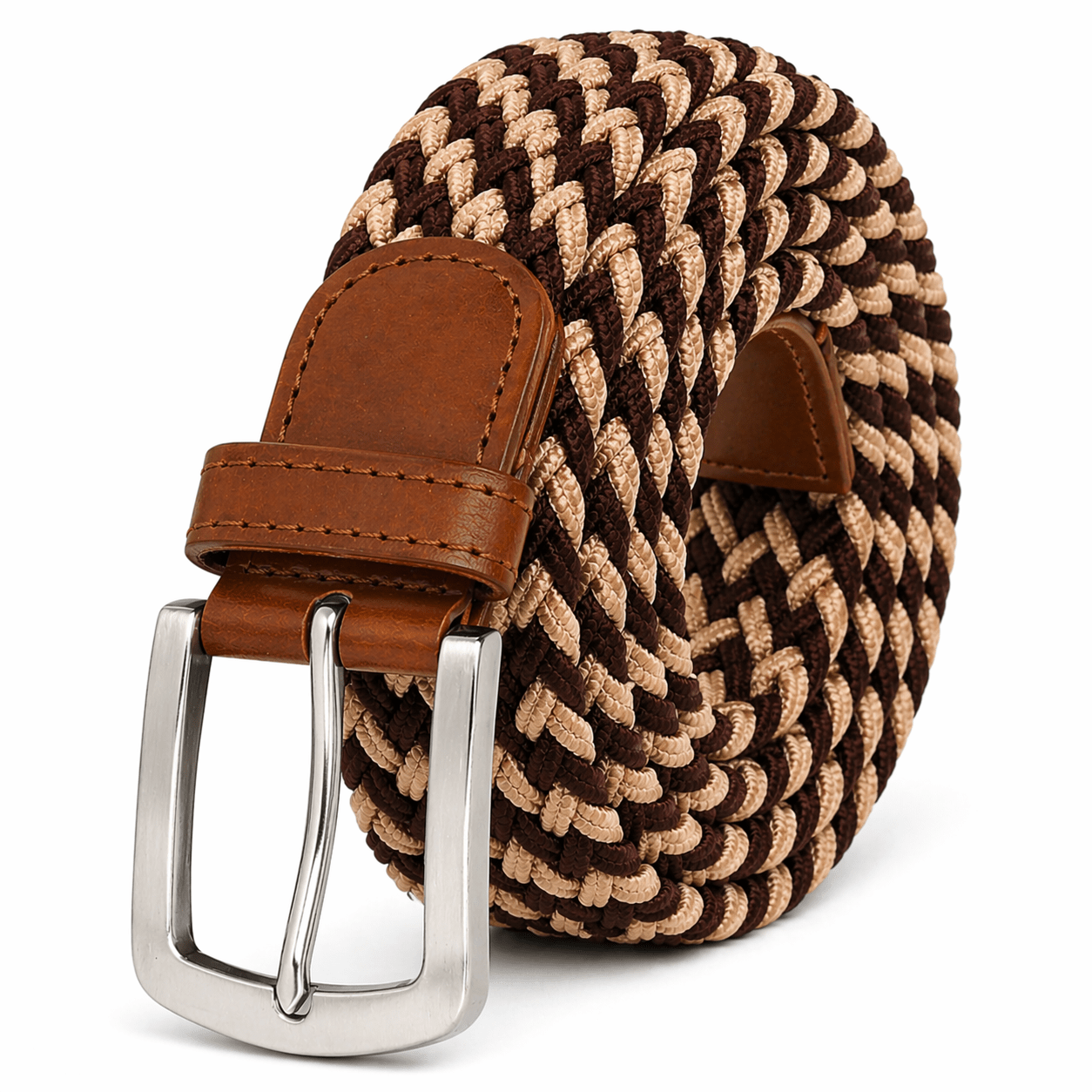 East/18 Men's Perfect Fit Woven Stretch Golf Belt, Canyon Weave - East/18