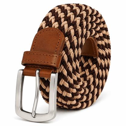 East/18 Men's Perfect Fit Woven Stretch Golf Belt, Canyon Weave - East/18