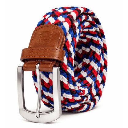East/18 Men's Perfect Fit Woven Stretch Golf Belt, Liberty Weave - East/18