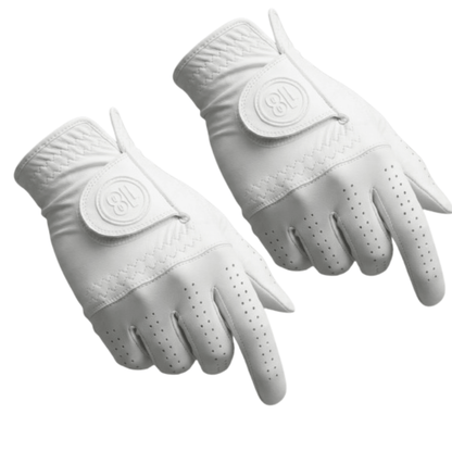 East/18 Men's Premium Leather Golf Gloves 2 Pack - East/18Gloves