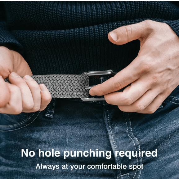 East/18 Perfect Fit Woven Stretch Golf Belt, Carnival - East/18