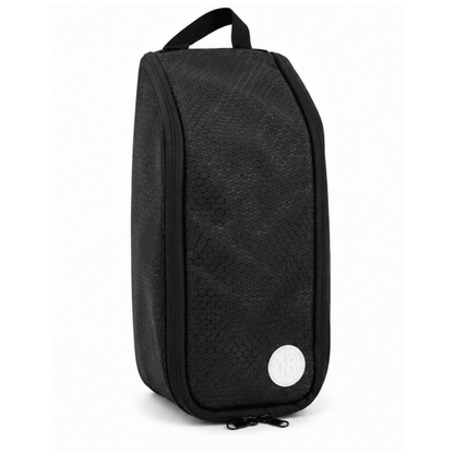 Hudson Black Nylon Golf Shoe Bag - East/18