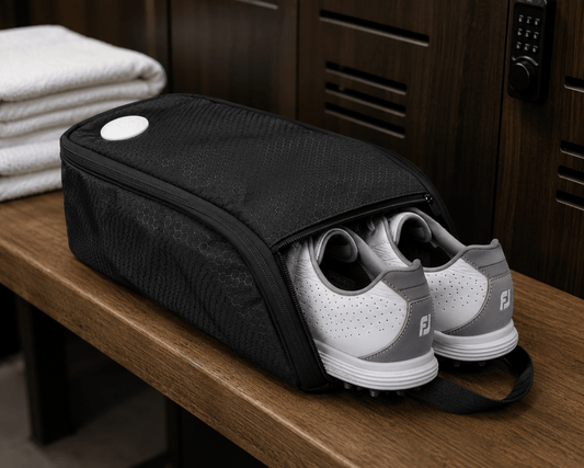 Hudson Golf Shoe Bag, Black Nylon - East/18