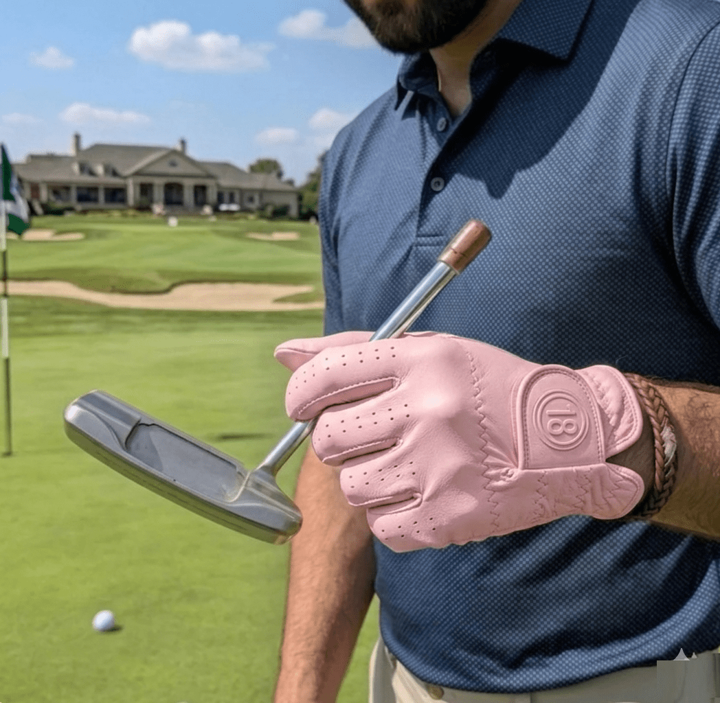 Men's Premium Leather Golf Glove - East/18Gloves