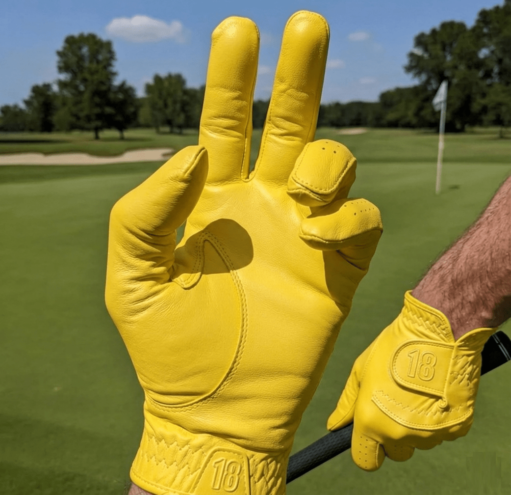 Men's Premium Leather Golf Glove - East/18Gloves
