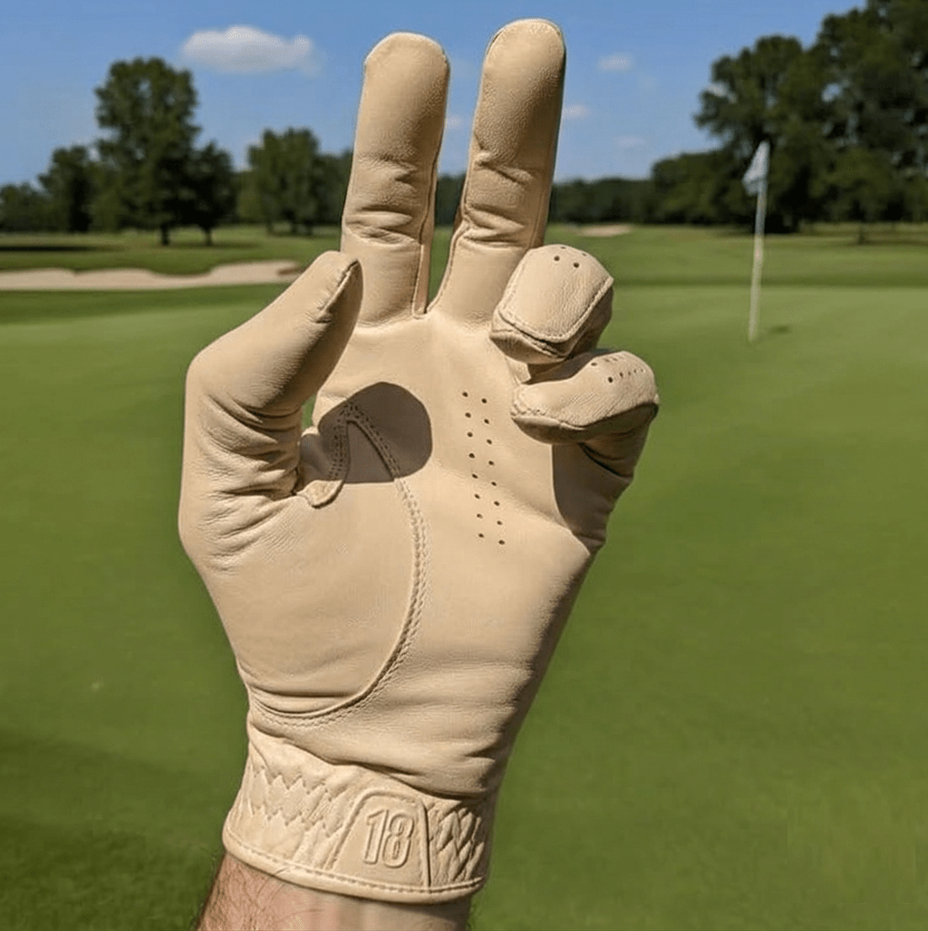 Men's Premium Leather Golf Glove - East/18Gloves