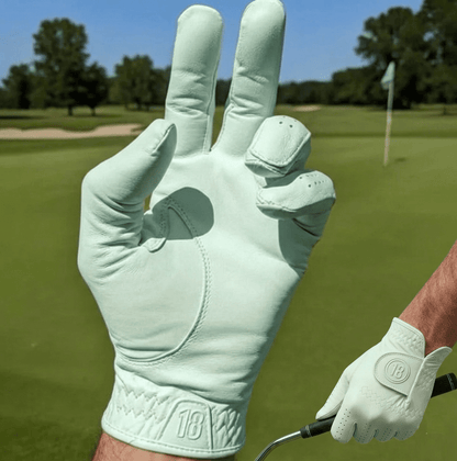 Men's Premium Leather Golf Glove - East/18Gloves