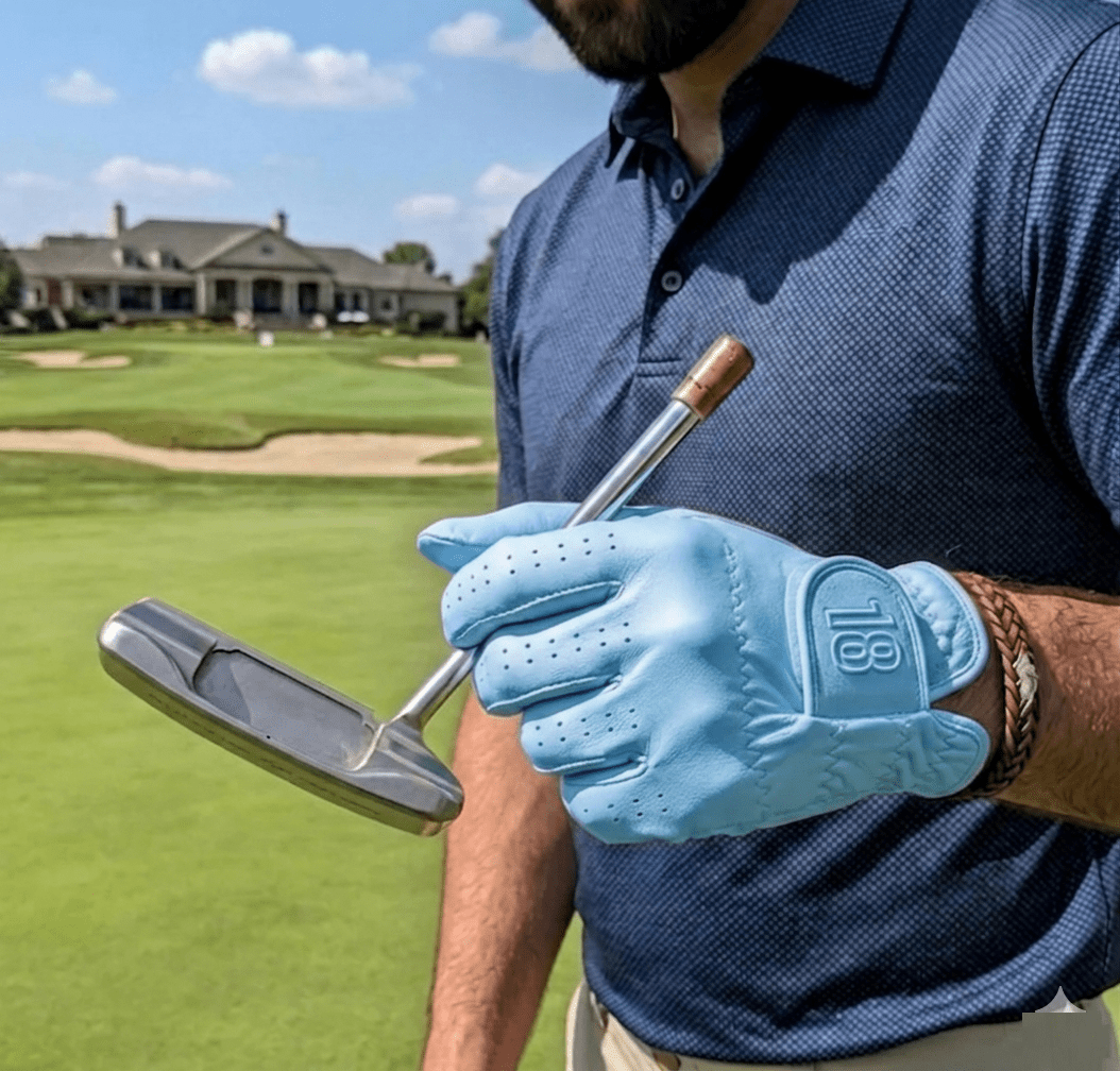 Men's Premium Leather Golf Glove - East/18Gloves