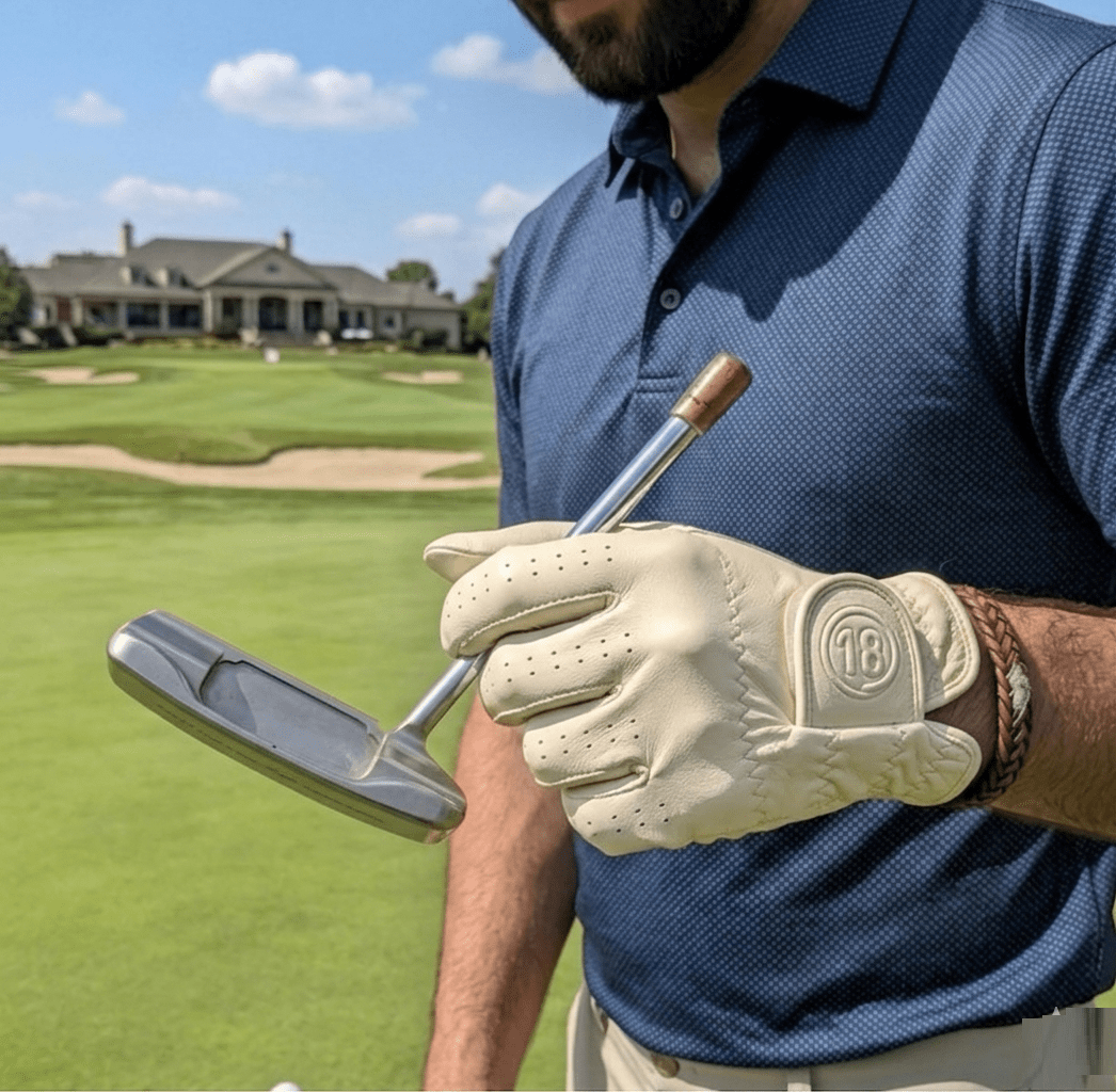 Men's Premium Leather Golf Glove - East/18Gloves