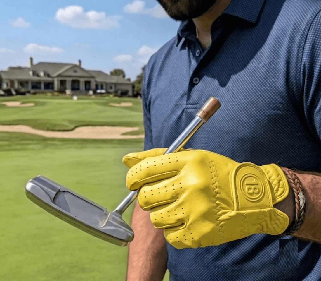 Men's Premium Leather Golf Glove - East/18Gloves