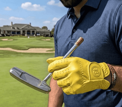 Men's Premium Leather Golf Glove - East/18Gloves